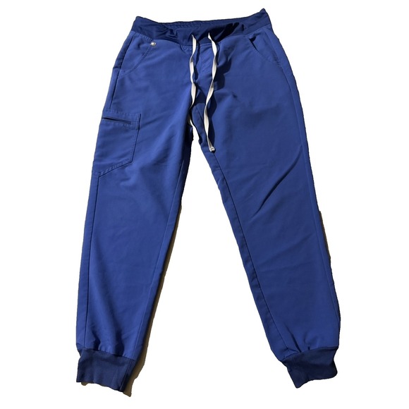 Figs Pants - Figs Women's Size Medium Royal Blue High Rise Zamora Scrub Pants